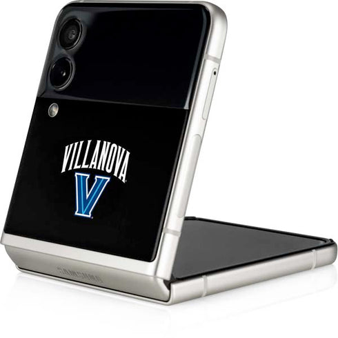 Villanova University V Black Galaxy Z Flip4 5G Skin